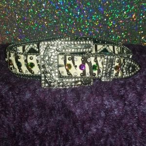 Rhinestone Bling Belt